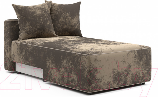 Изображение товара Диван угловой Мебельград Монреаль-4 Стандарт (тиффани коричневый/тиффани коричневый/мора бежевый)