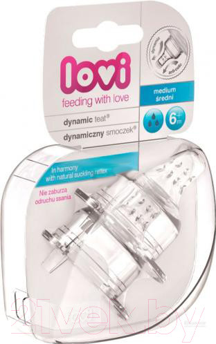Изображение товара Набор сосок Lovi Динамичная средний поток / 18/751 (2шт)