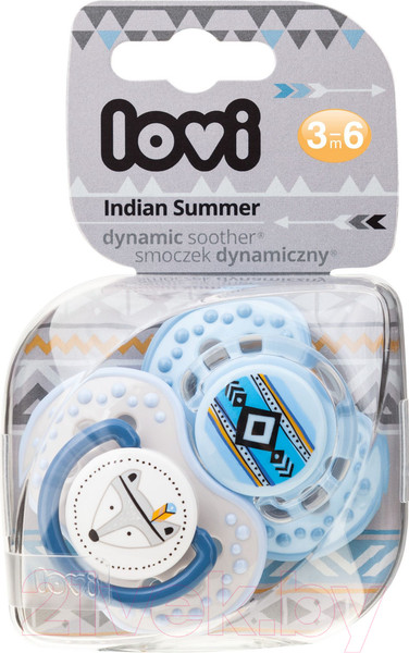 Изображение товара Набор пустышек Lovi Indian summer динамичная / 22/856boy (2шт)