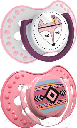 Изображение товара Набор пустышек Lovi Indian summer динамичная / 22/857girl (2шт)