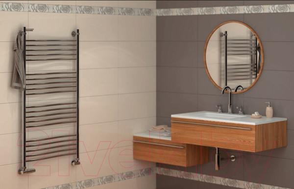 Изображение товара Полотенцесушитель водяной Сунержа Флюид+ 100x60 / 00-0222-1060