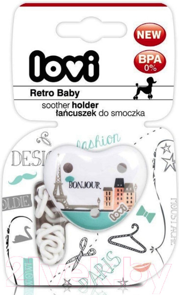 Изображение товара Держатель для пустышки Lovi Retro Baby / 10/881