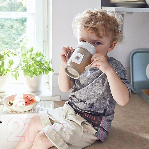 Изображение товара Поильник Lovi 360° Buddy bear / 1/599new (250мл, бежевый)