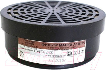 Изображение товара Фильтр для респиратора Исток РУ-60 А1В1Р1 Для полумаски фильтрующей Исток-400