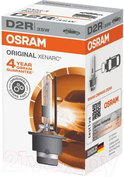 Изображение товара Автомобильная лампа Osram D2S 66240CBN