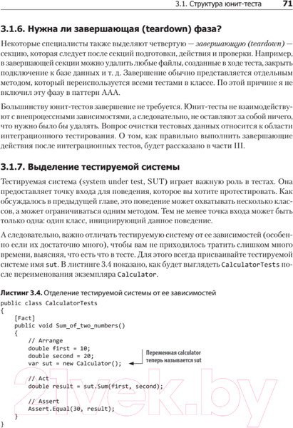 Изображение товара Книга Питер Принципы юнит-тестирования (Хориков В.)
