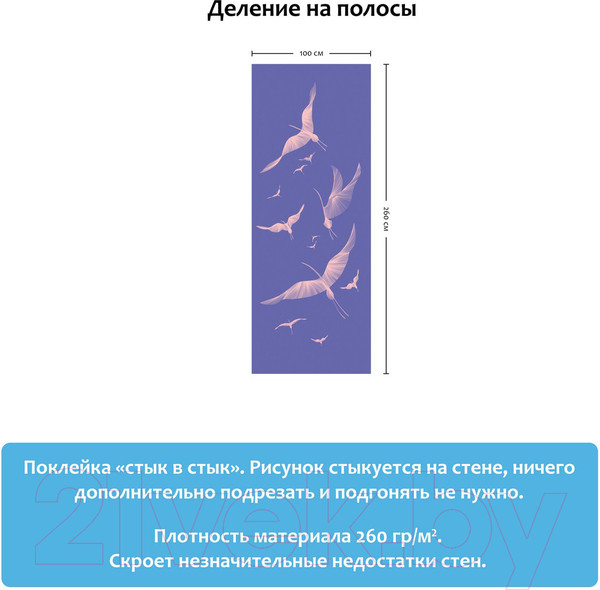 Изображение товара Фотообои листовые Citydecor Perfect Lines 14 (100х260)