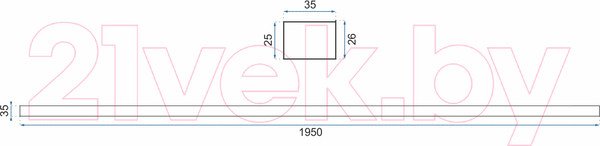 Изображение товара Расширительный профиль REA K6351