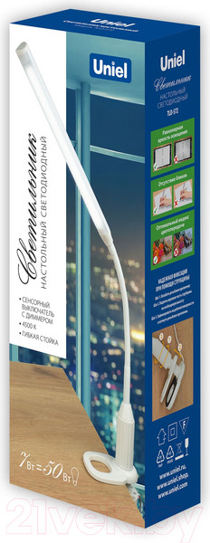 Изображение товара Настольная лампа Uniel TLD-572 / UL-00008663  (белый)