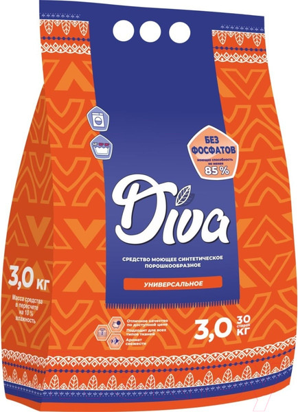 Изображение товара Стиральный порошок Diva Универсальный  (3кг)