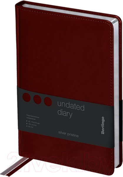 Изображение товара Ежедневник Berlingo Silver Pristine A5 / UD0_82504 (160л, коричневый)