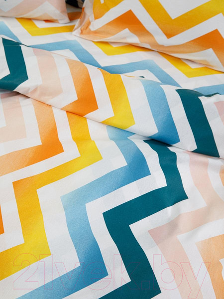 Изображение товара Комплект постельного белья Ночь нежна Меандр Стандарт Бязь 1.5сп 70x70 / 70319-1