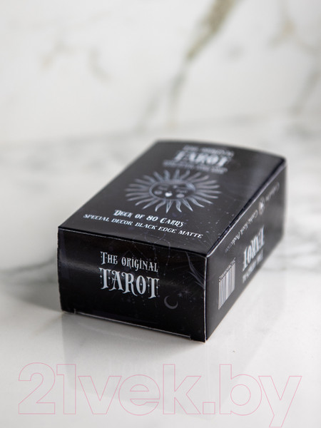 Изображение товара Гадальные карты Gothic Kotik Production Мини Таро Райдера Уэйта классические 78+2 (черный матовый)