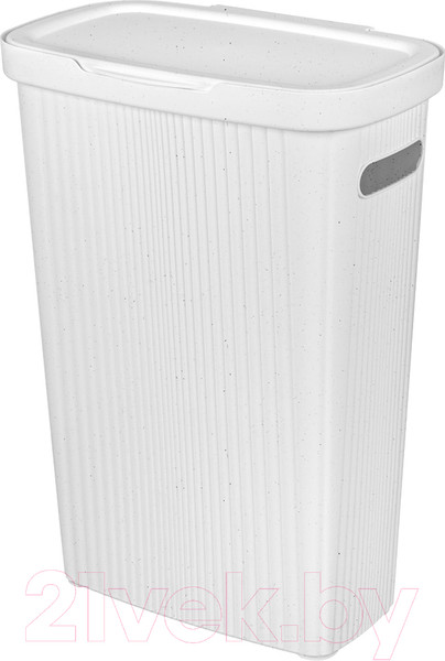 Изображение товара Корзина для белья Econova Velvet / 433246238 (светло-серый флэк)