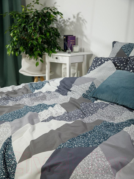 Изображение товара Комплект постельного белья Ночь нежна Флорида Стандарт Евро 70x70 / 70508-1+70509-1