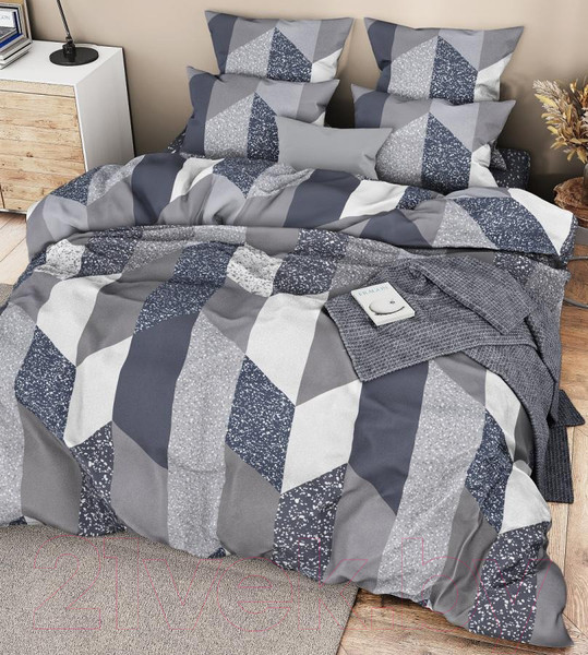 Изображение товара Комплект постельного белья Ночь нежна Флорида Стандарт сем 70x70 / 70508-1+70509-1