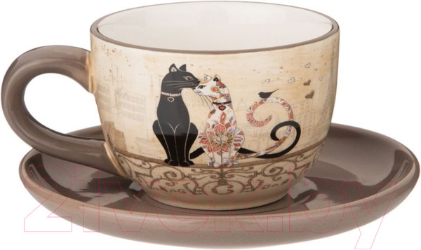 Изображение товара Чашка с блюдцем Agness 358-1747