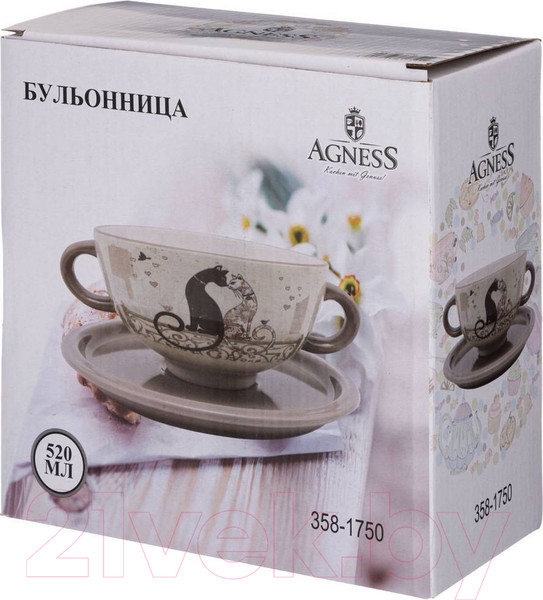 Изображение товара Чаша бульонная Agness 358-1750