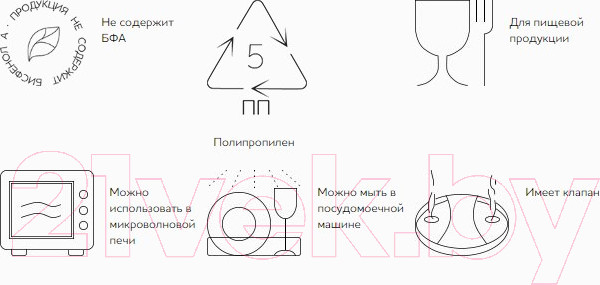Изображение товара Крышка для СВЧ Phibo 431138018 (микс 1)