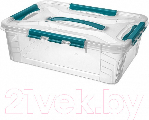 Изображение товара Ящик для хранения Econova Grand Box / 433200302 (10л, голубой)
