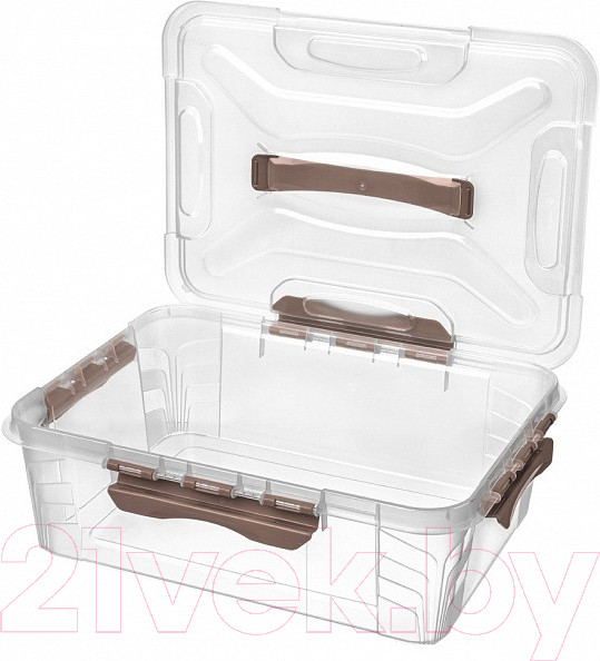 Изображение товара Ящик для хранения Econova Grand Box / 433200314 (10л, коричневый)