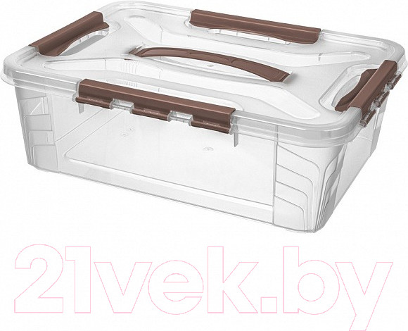 Изображение товара Ящик для хранения Econova Grand Box / 433200314 (10л, коричневый)