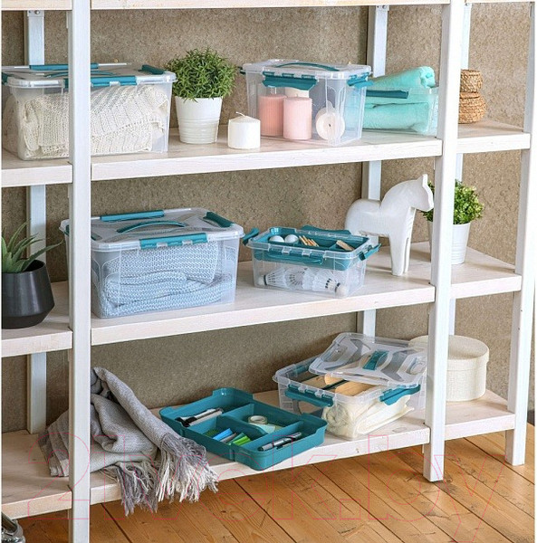 Изображение товара Органайзер для хранения Econova Grand Box / 433224102 (4.2л, голубой)