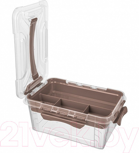 Изображение товара Органайзер для хранения Econova Grand Box / 433224114 (4.2л, коричневый)