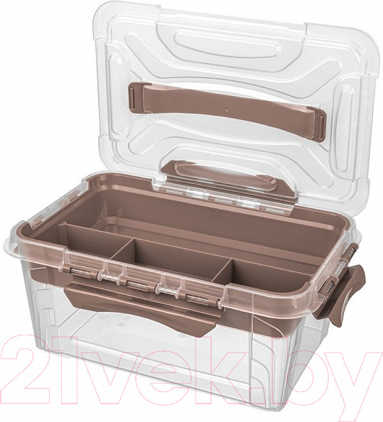 Изображение товара Органайзер для хранения Econova Grand Box / 433224114 (4.2л, коричневый)