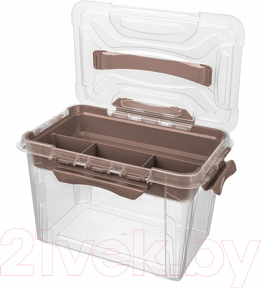 Изображение товара Органайзер для хранения Econova Grand Box / 433224214 (6.65л, коричневый)