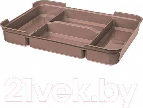 Изображение товара Контейнер для хранения Econova Grand Box / 433224414 (15.3л, коричневый)