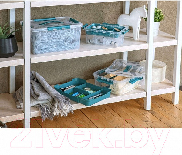 Изображение товара Контейнер для хранения Econova Grand Box / 433224402 (15.3л, голубой)