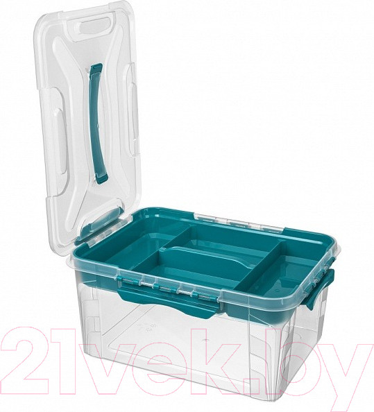 Изображение товара Контейнер для хранения Econova Grand Box / 433224402 (15.3л, голубой)