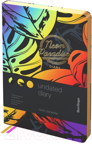 Изображение товара Ежедневник Berlingo Neon Paradise A5 / UD2_98501 (136л)