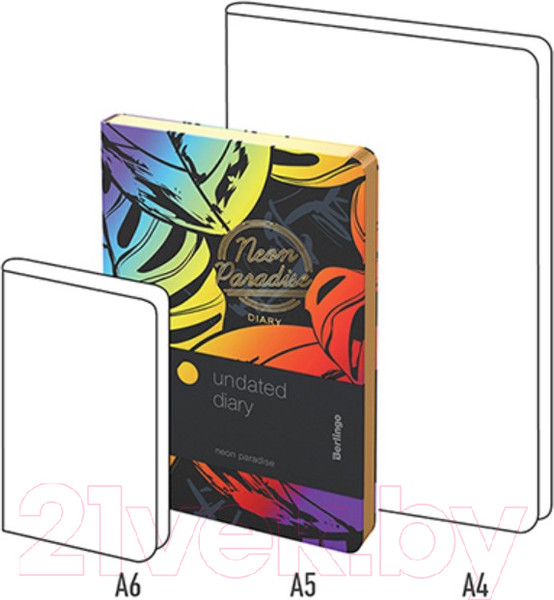 Изображение товара Ежедневник Berlingo Neon Paradise A5 / UD2_98501 (136л)