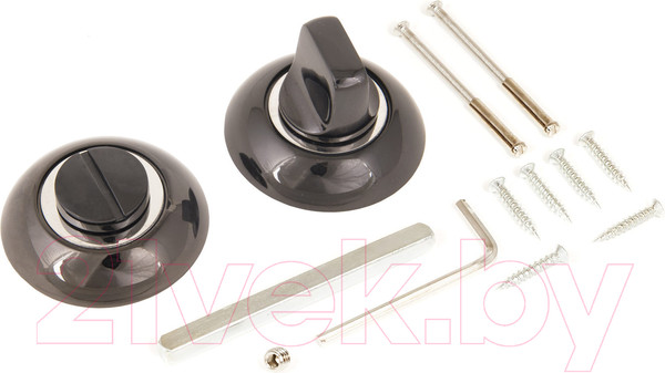 Изображение товара Фиксатор дверной защелки Аллюр АРТ BK-R1 BN (черный никель)