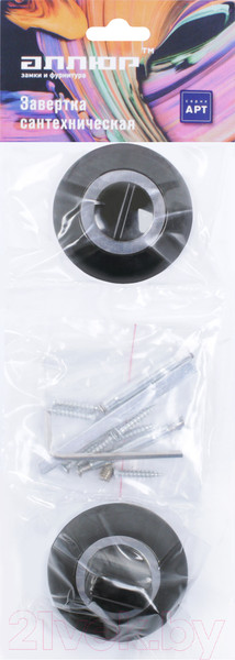 Изображение товара Фиксатор дверной защелки Аллюр АРТ BK-R1 BN (черный никель)