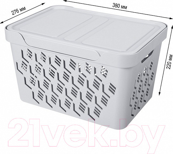 Изображение товара Корзина Econova Deluxe / 433205930 (cветло-серый)