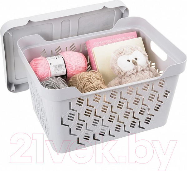 Изображение товара Корзина Econova Deluxe / 433205930 (cветло-серый)