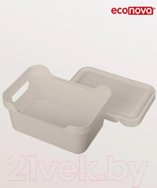 Изображение товара Ящик для хранения Econova Luxe / 433205434 (cветло-бежевый)