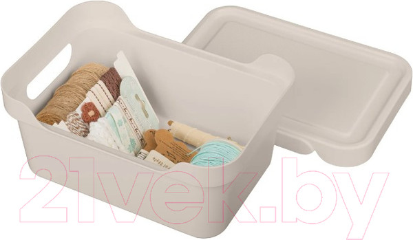 Изображение товара Ящик для хранения Econova Luxe / 433205434 (cветло-бежевый)