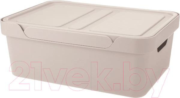 Изображение товара Ящик для хранения Econova Luxe 433205634 (cветло-бежевый)