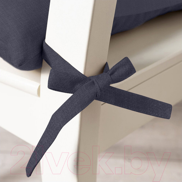 Изображение товара Подушка на стул Нордтекс ВН 40x40 / 764719 (индиго 74 рогожка)