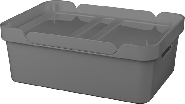 Изображение товара Ящик для хранения Econova Luxe 433205611 (серый)