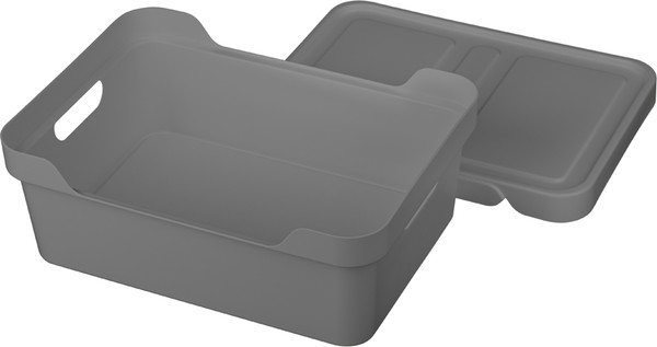 Изображение товара Ящик для хранения Econova Luxe 433205611 (серый)