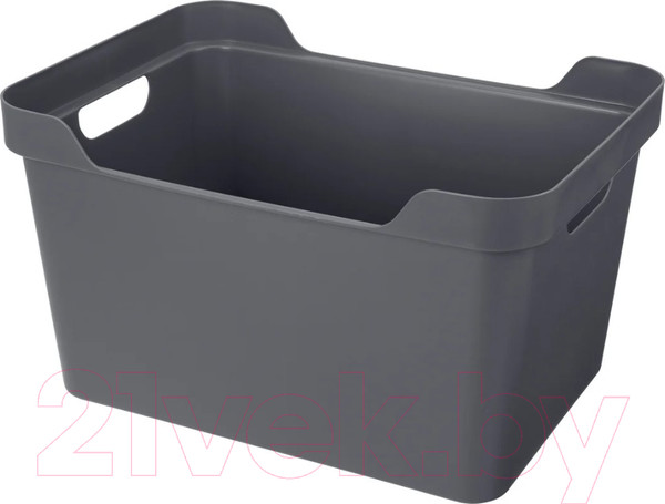 Изображение товара Ящик для хранения Econova Luxe 433205811 (серый)