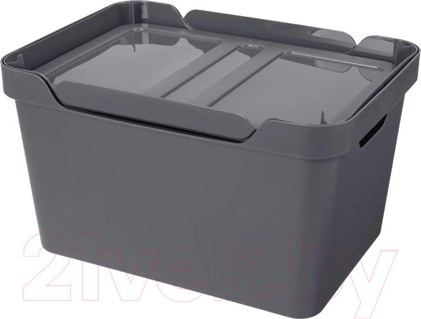 Изображение товара Ящик для хранения Econova Luxe 433205811 (серый)