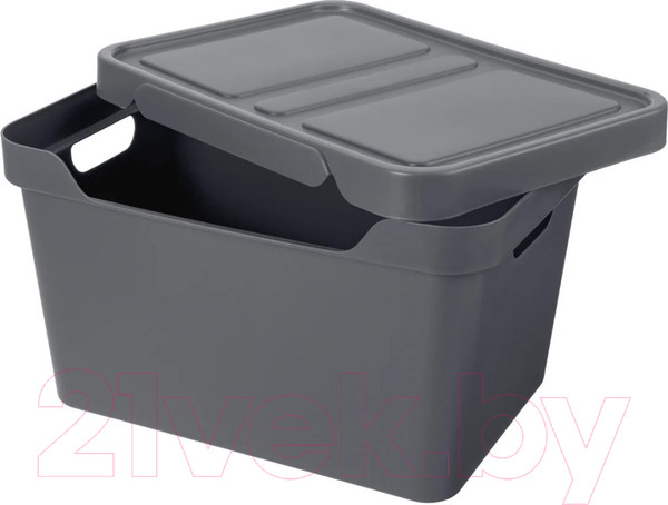 Изображение товара Ящик для хранения Econova Luxe 433205811 (серый)