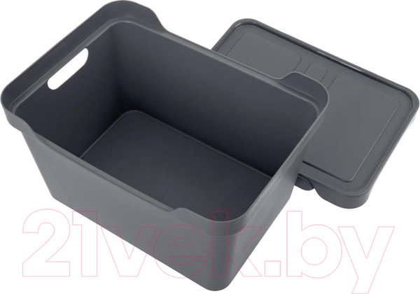 Изображение товара Ящик для хранения Econova Luxe 433205811 (серый)