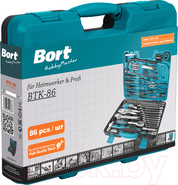 Изображение товара Универсальный набор инструментов Bort BTK-86 (93412888)